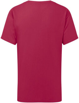 Fruit of the Loom Kinderen/kinderen iconic 195 t-shirt - maat 104 Roze
