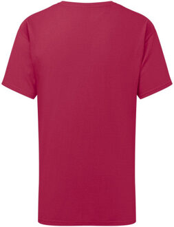 Fruit of the Loom Kinderen/kinderen iconic 195 t-shirt Roze - 152/158