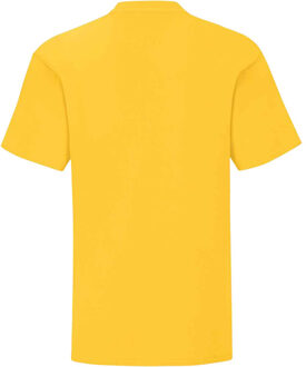 Fruit of the Loom Kinderen/kinderen iconisch t-shirt Geel - 128