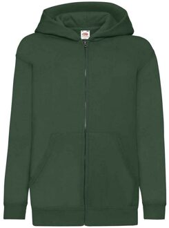 Fruit of the Loom Kinderen/Kinderkapjes Sweatshirt (Fles groen) - maat 12-13J / 152-158cm