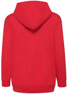 Fruit of the Loom Kinderen/Kinderkapjes Sweatshirt (Rood) - 7-8J / 122-128cm