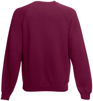 Fruit of the Loom Kinderen Unisex Raglan mouwen Sweatshirt (Bordeux) Bourgogne - 5-6J / 110-116cm