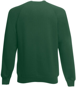 Fruit of the Loom Kinderen Unisex Raglan mouwen Sweatshirt (Bottle Groen) - 5-6J / 110-116cm