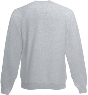 Fruit of the Loom Kinderen Unisex Raglan mouwen Sweatshirt (Heather Grijs) - maat 12-13J / 152-158cm