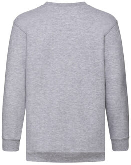 Fruit of the Loom Klassiek effen sweatshirt voor kinderen/kinderen Grijs - 140/146