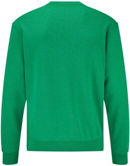 Fruit of the Loom Klassiek heather sweatshirt voor volwassenen Groen