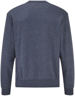 Fruit of the Loom Klassiek heather sweatshirt voor volwassenen Navy