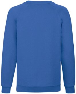 Fruit of the Loom Klassiek raglan sweatshirt voor kinderen/kinderen Blauw