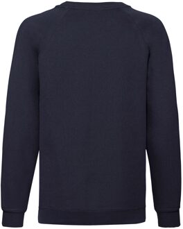 Fruit of the Loom Klassiek Raglan Sweatshirt voor kinderen/Kinderen (Deep Navy) - maat 9-11J / 128cm-146cm Blauw