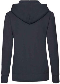 Fruit of the Loom Klassieke Dames Fit Sweatshirt Met Capuchon (Deep Navy) - maat M Blauw