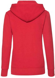 Fruit of the Loom Klassieke Dames Fit Sweatshirt Met Capuchon (Rood) - maat XL