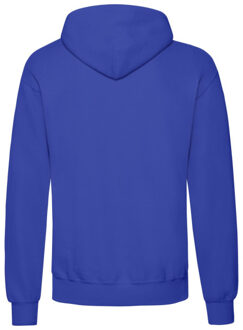 Fruit of the Loom Klassieke herenhoodie Blauw - XL