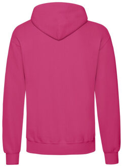Fruit of the Loom Klassieke herenhoodie - maat S Roze