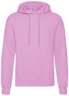 Fruit of the Loom Klassieke herenhoodie - maat XL Roze