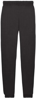 Fruit of the Loom Klassieke joggingbroek met elastische manchet voor kinderen/kinderen Zwart