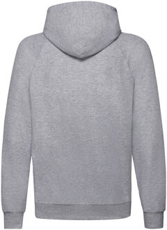 Fruit of the Loom Lichtgewicht capuchontrui voor volwassenen (Heide Grijs) - 2XL