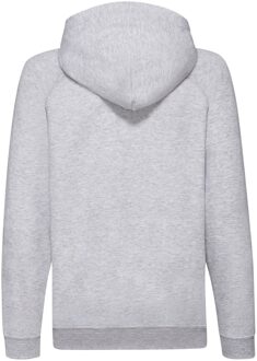 Fruit of the Loom Lichtgewicht hoodie kinderen/kinderen Grijs