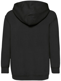 Fruit of the Loom Lichtgewicht hoodie kinderen/kinderen - maat 152/158 Zwart