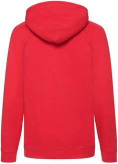 Fruit of the Loom Lichtgewicht hoodie kinderen/kinderen Rood