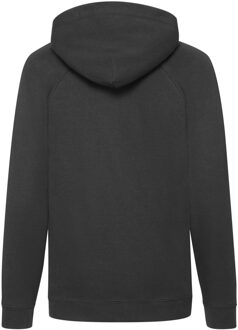 Fruit of the Loom Lichtgewicht hoodie kinderen/kinderen Zwart