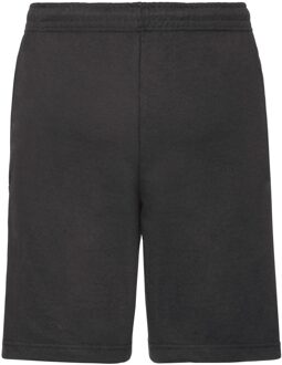 Fruit of the Loom Lichtgewicht uniseks shorts voor volwassenen (Zwart) - XL