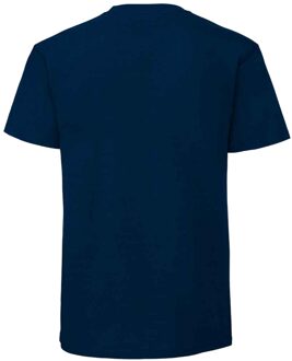 Fruit of the Loom Mens Ringgesponnen Premium Tshirt (Blauw in de bergen) - maat S Navy