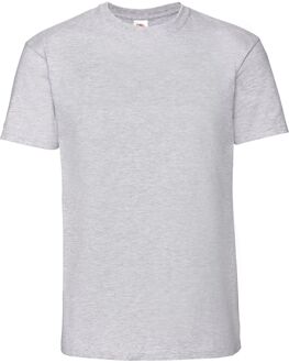 Fruit of the Loom Mens Ringgesponnen Premium Tshirt (Heather Grijs) - 3XL