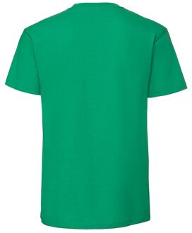 Fruit of the Loom Mens Ringgesponnen Premium Tshirt (Kelly Groen) - 3XL