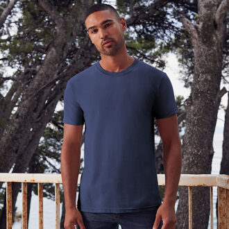 Fruit of the Loom Mens Ringgesponnen Premium Tshirt (Marine) Navy - 4XL