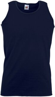 Fruit of the Loom navy blauw singlet mouwloos shirt