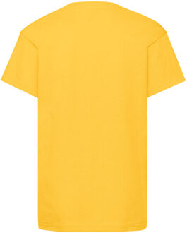 Fruit of the Loom Origineel t-shirt voor kinderen Geel - 140/146