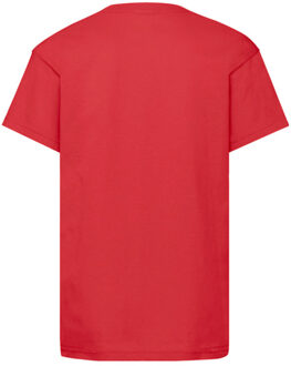 Fruit of the Loom Origineel t-shirt voor kinderen - maat 116 Rood