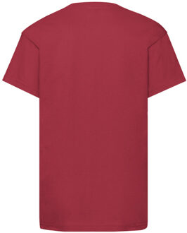 Fruit of the Loom Origineel t-shirt voor kinderen - maat 140/146 Rood
