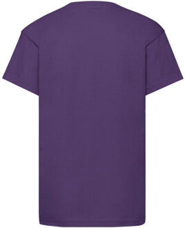 Fruit of the Loom Origineel t-shirt voor kinderen - maat 152/158 Paars