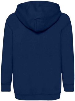 Fruit of the Loom Oudere kinderen Unisex Classic 80/20 Hoodie (Marine) Navy - 7-8J / 122-128cm