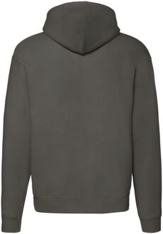 Fruit of the Loom Premium capuchonjas voor volwassenen Houtskool