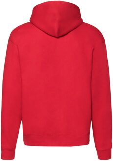 Fruit of the Loom Premium capuchonjas voor volwassenen Rood