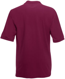 Fruit of the Loom Premium Heren Poloshirt Met Korte Mouwen (Bordeaux) Bourgogne - 3XL