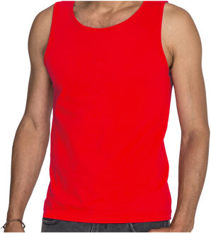 Fruit of the Loom Rode tanktop / hemdje voor heren - Fruit of The Loom - katoen - mouwloos t-shirt / tanktops / singlet L