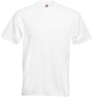 Fruit of the Loom Set van 3x stuks basic wit t-shirt voor heren, maat: 2XL (44/56)