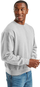 Fruit of the Loom Superkatoenen uniseks sweater voor volwassenen (Atletisch Grijs) - 4XL