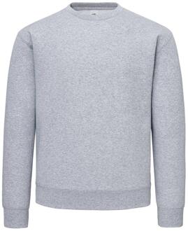 Fruit of the Loom Superkatoenen uniseks sweater voor volwassenen (Atletische Heide) - maat L Lichtgrijs