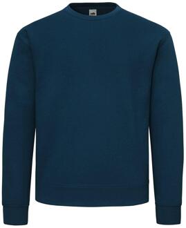 Fruit of the Loom Superkatoenen uniseks sweater voor volwassenen (Blauw in de bergen) - maat S Navy