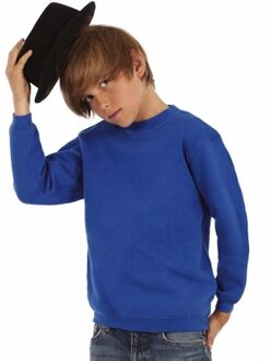 Fruit of the Loom Sweater - kobaltblauw - voor kinderen - katoenmix