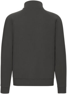 Fruit of the Loom Sweatjack Heren Premium (Licht Grafiet) - maat S Grijs