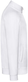 Fruit of the Loom Sweatjack heren premium - maat L Wit