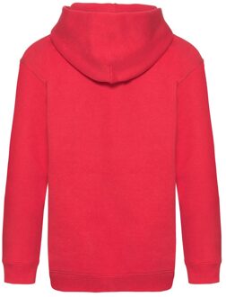 Fruit of the Loom Sweatshirt met capuchon voor kinderen/Kinderen (Rood) - 12-13J / 152-158cm