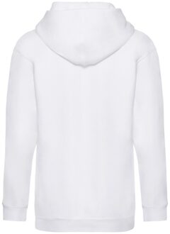 Fruit of the Loom Sweatshirt met capuchon voor kinderen/Kinderen (Wit) - 12-13J / 152-158cm