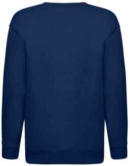 Fruit of the Loom Sweatshirt met Drop Shoulder voor Kinderen/Kinderen (Marine) Navy
