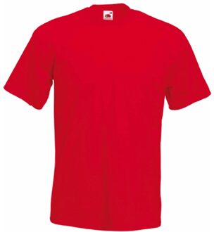 Fruit of the Loom t-shirt rood